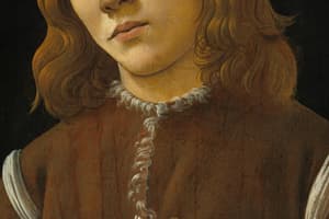 Renaissance Portrait Painting Portrait of a Youth Botticelli