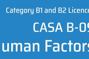 B-09 HUMAN FACTORS