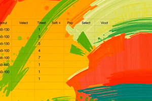 Excel Formulas: SUMPRODUCT, INDEX, and VLOOKUP