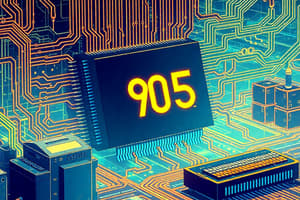 8085 Microprocessor Register Usage