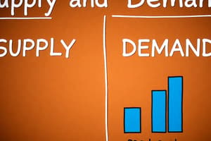 Supply and Demand Quiz