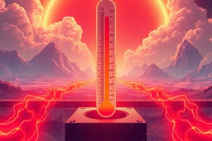 Heat and Temperature Quiz