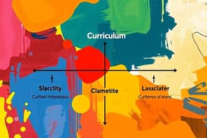 Curriculum Implementation and Change Models