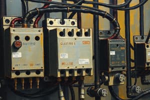 Electrical Circuits: Relays and Contactors