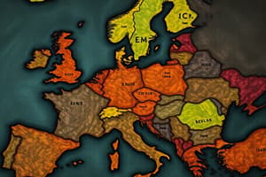 Political Geography of Europe