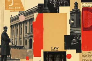 Equity and Common Law History Overview