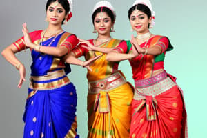 Famous Bharatnatyam Dancers and Costumes