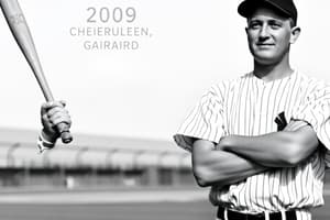 Lou Gehrig: Stamina, Stats, and Baseball Career