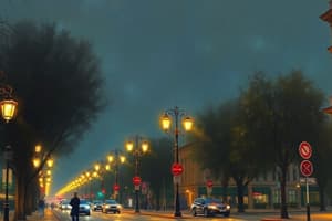 Street Lighting Principles and Practices