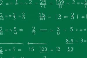 Math and Problem Solving Module 1