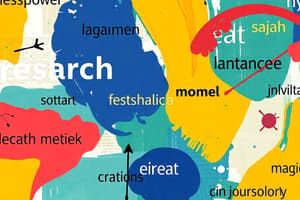 Research Languages and Advocacy Campaigns