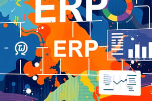 ERP Systems and Business Processes