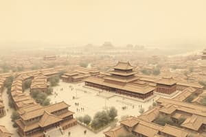 Sui-Tang Era City Planning and Chang'an Layout