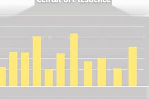 Statistics Quiz on Central Tendency and Data