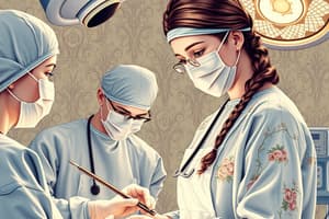 Perioperative Nursing Roles and Aseptic Technique