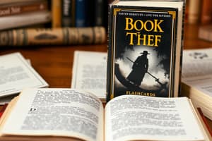 The Book Thief Prologue-Part 4 Flashcards