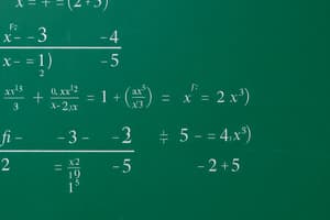 طرق حل المعادلات من الدرجة الثانية