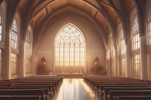 Natural Light in Worship Spaces