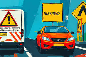 Road Traffic Offences and Warnings Quiz