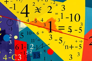 Math: Arithmetic and Algebra