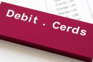 Accounting Principles: Debits & Credits