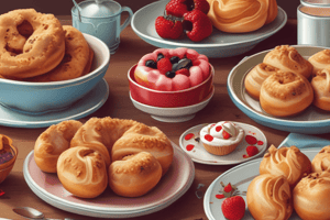 Types of Breakfast Pastries