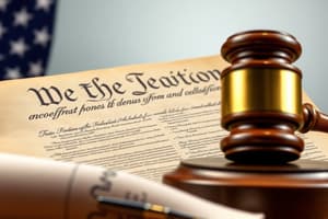 Basic Sources of Law: US Constitution