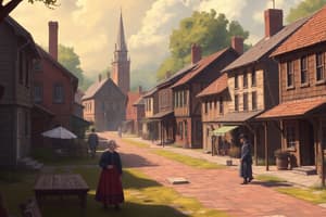 Life in Colonial American Cities and Towns