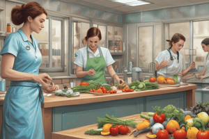 Interdisciplinary Teams in Nursing Nutrition