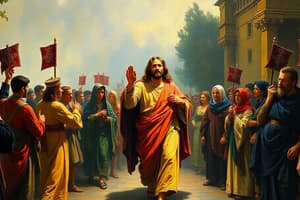 Palm Sunday and Jesus' Triumphal Entry