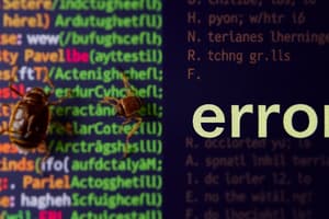 Understanding Bugs and Errors in Programming