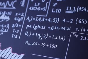 Statistics and Algebra Overview