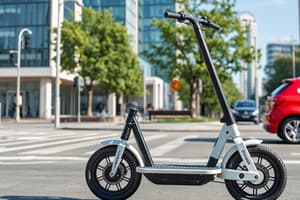 Redesigning Urban Micro-Mobility: E-Scooters