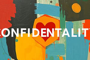 Life Coaching: Confidentiality and Privacy