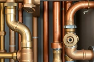 Plumbing Materials: Brass vs Copper Pipes