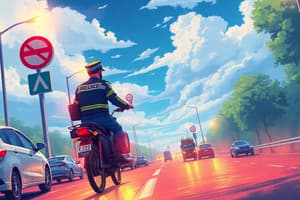 Police Traffic Direction Quiz