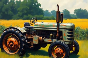 ABEn 141 Farm Tractors Quiz