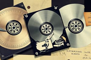 Computer Science: Hard Disk Drives Quiz