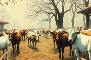 Efficiency in Livestock Farms Quiz