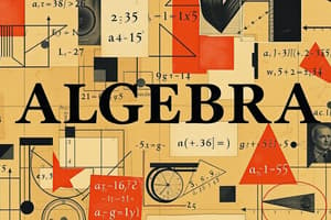 Algebra 1 Vocabulary - Functions Review