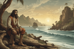 Robinson Crusoe Novel Comprehension