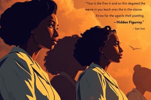 Hidden Figures Key Quotes