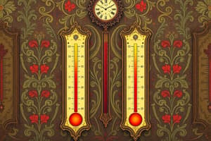 Thermal Equilibrium and Temperature Scales