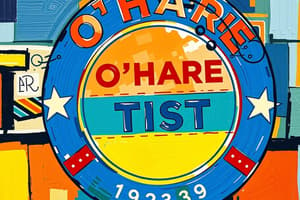 O'Hare Badge Test Flashcards