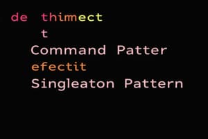 Command Pattern & Singleton - LOG121