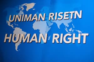 Universal Declaration of Human Rights Quiz