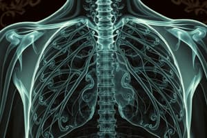 Radiographic Techniques - Thoracic Bones