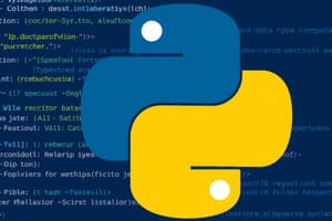 Introduction à la Programmation Python