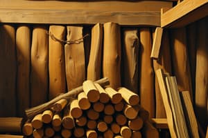 Wood Materials and Their Uses