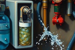 Water Delivery Appliances Quiz